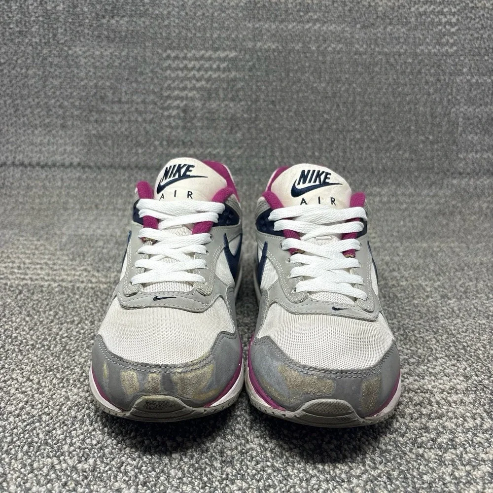 Nike Air Max Correlate White Gray Purple Running Shoes Womens Sz 7.5 511417-101
